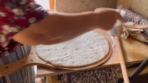 Лезгинский хлеб в газовой печке #хлеб #bread