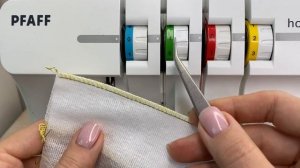 ДВУНИТОЧНЫЙ ШОВ НА ОВЕРЛОКЕ