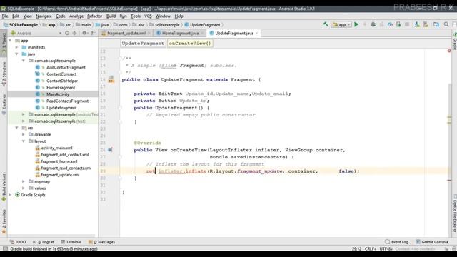 Android tutorial 2019 SQLite Update a Database смотреть онлайн
