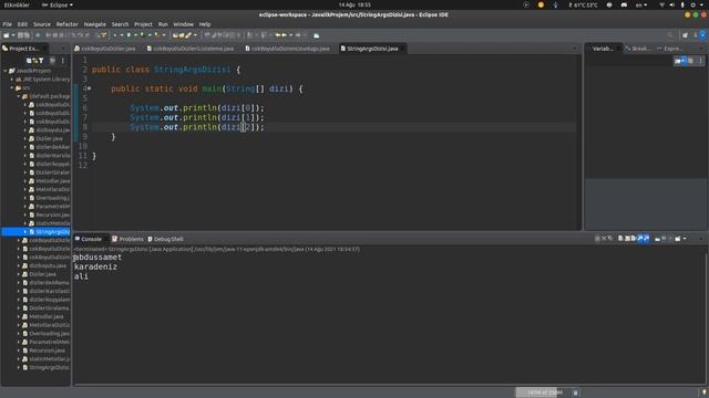JAVA PROGRAMLAMA DİLİ STRING ARGS DİZİSİ VE MAİN METOT NEDEN STATIC смотреть онлайн