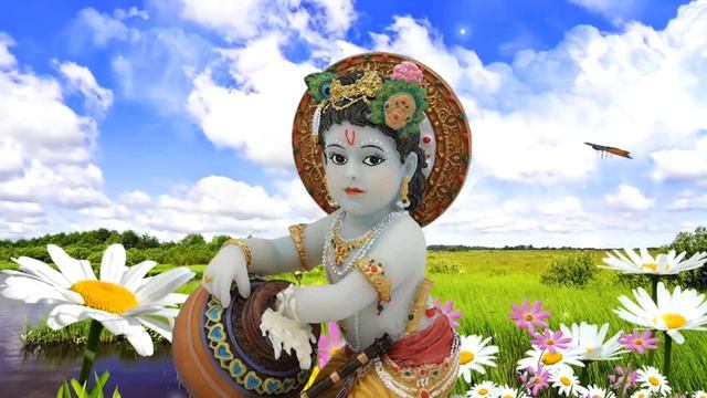 Красивая мелодичная мантра Кришне!!!Божественное покровительство Кришны!!! смотреть онлайн