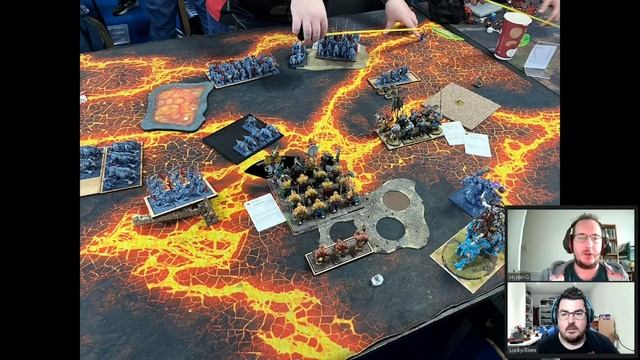 The 9th Age Battle Report PTG 317 Ogre Khans vs. Warriors of the Dark Gods Rd1 HG смотреть онлайн