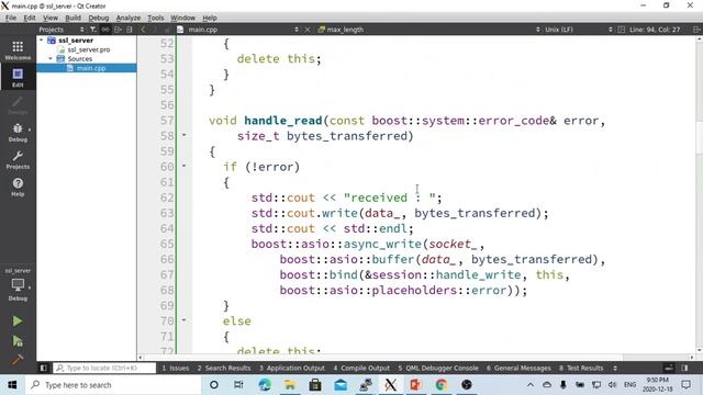 C++ Programming on Linux - Simple SSL echo Server смотреть онлайн