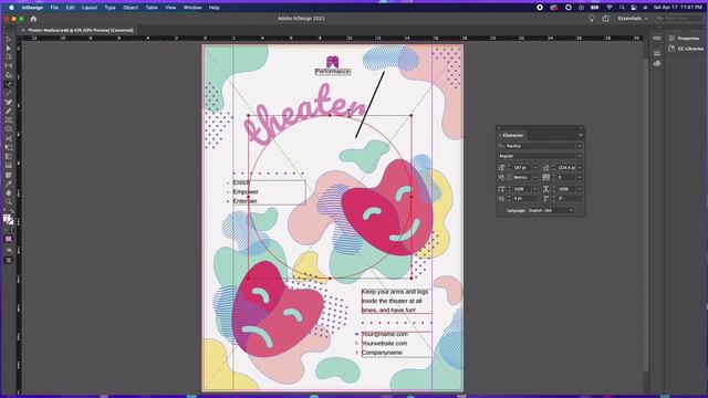 How to Curve Text in InDesign смотреть онлайн