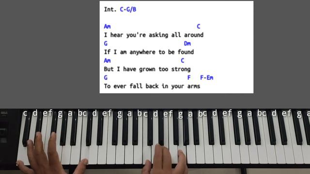 Chord Piano Jar Of Hearts Christina Perri смотреть онлайн