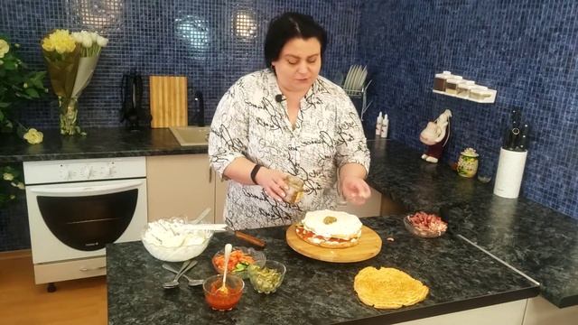 Эклерный закусочный торт Скандинавский. Торт Шадлав. Мясные торты смотреть онлайн