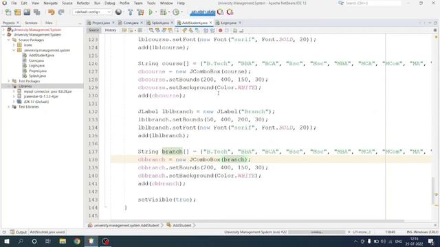 6/14 - University Management System | Java Project | Creating Add Student & Add Teacher Class смотреть онлайн