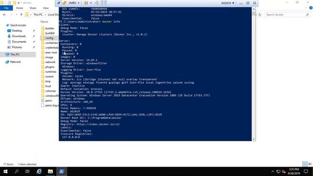 Configuração padrão do Docker no Windows Server смотреть онлайн