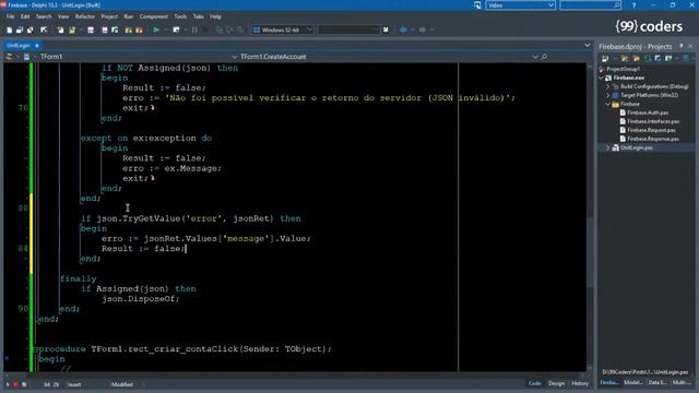 Delphi e Firebase Authentication - Trabalhando com criação e autenticação de usuários смотреть онлайн