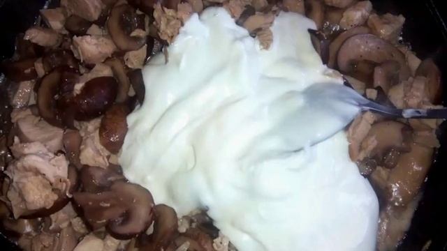 Вкусная Домашняя лазанья с курицей, грибами и соусом бешамель /Lasagna With Chicken And Mushrooms