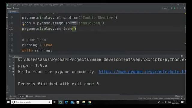 Pygame Tutorial- #3 Adding Images into our Game смотреть онлайн