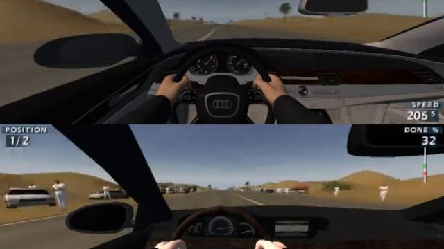 World Racing 2 - Audi A8 4.2 FSI Quattro vs. Mercedes-Benz S600 смотреть онлайн