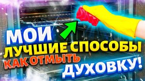 ШЕСТЬ способов - ОТМЫТЬ ДУХОВКУ! Чем почистить ДУХОВОЙ ШКАФ, Решетку от ЖИРА и НАГАРА.