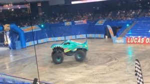 Unboxing monster truck, police Cars, monster jam, Monster truck megalodon, Monster truck zombie