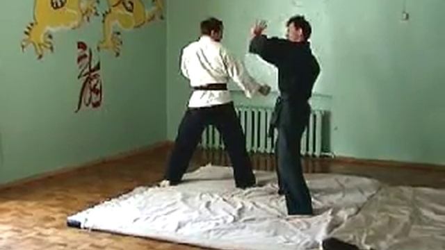 Удары ногами. Защита от бокового удара. смотреть онлайн