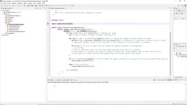 Java Lab: Checker For Integer String смотреть онлайн