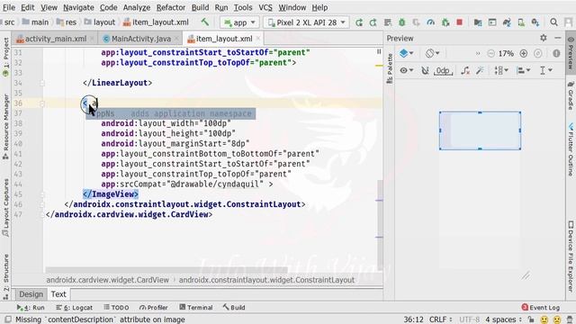 Recycler View with Tab Layout | Multi Pokemon Recycler List App | Create Item Layout Part 2 смотреть онлайн