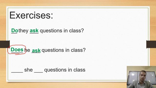 3C Simple Present Y N Question смотреть онлайн