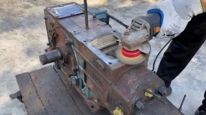 Old engine restoration | Restore old concrete mixer engine | Repair rusty old construction tools