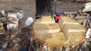 ДРОВОКОЛ ГИДРАВЛИЧЕСКИЙ ВЕРТИКАЛЬНЫЙ самодельный