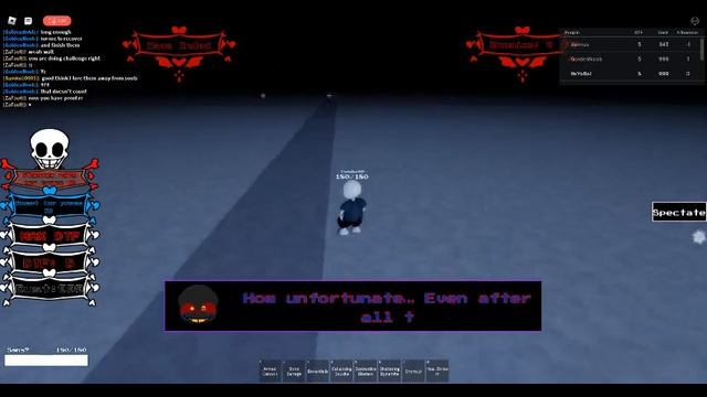 Roblox Sans Funny Boss Rush mtt finally beaten (not full fight) смотреть онлайн