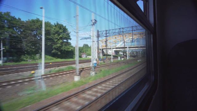 Poland, Gdańsk, Train Ride From Śródmieście To Wrzeszcz