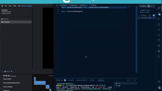 Coder une vidéo et un composant de transition (avec React et Remotion) смотреть онлайн
