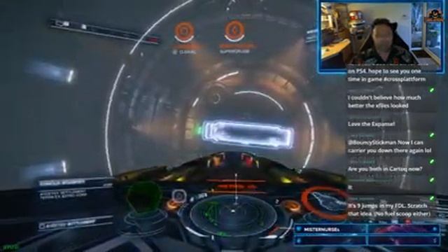Elite Dangerous Corvette Combat LIVE смотреть онлайн