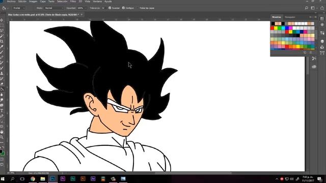 COMO DIBUJAR A GOKU BLACK EN PHOTOSHOP ?✌| Dragon Ball Super | FactyKilian смотреть онлайн