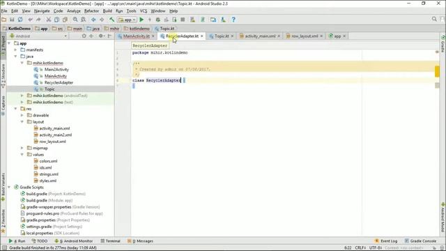 #33 Kotlin Android Tutorial | Custom Recyclerview смотреть онлайн