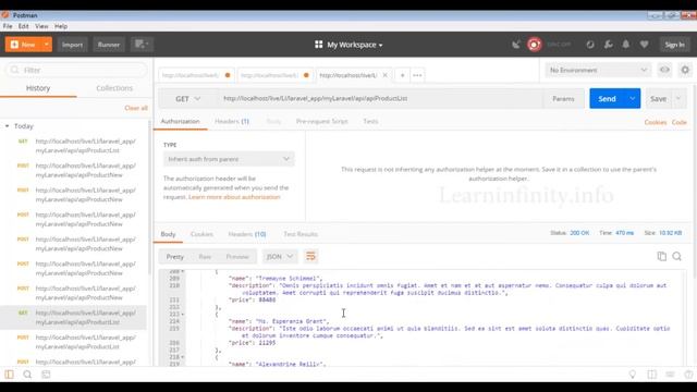 REST API Using Laravel 5 - Learn Infinity смотреть онлайн
