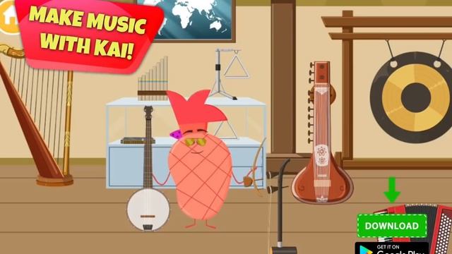 Fruits Vs Veggies - Music Store | Official Game Trailer | Best Game For Kids | Kinsane Games смотреть онлайн
