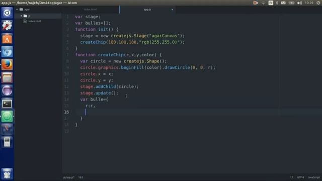 chapter 1 :create canavs element ,stage ,player & foods смотреть онлайн
