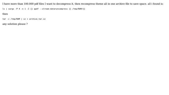 decompress multiples pdf files without using tmp files? смотреть онлайн