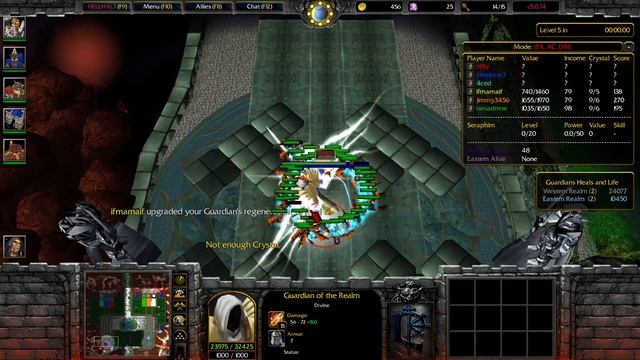 Warcraft 3 Classic HellHalt TD Competitive #99 no sound смотреть онлайн