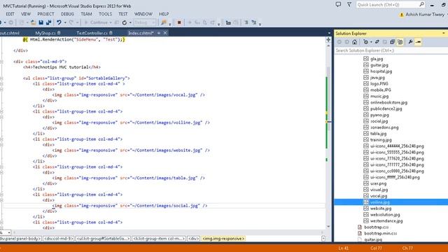 Part 43- How to create a responsive sortable photo gallery with JQuery in Asp.net MVC смотреть онлайн