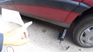 Защита и обработка порогов антигравием. Быстро и дешево