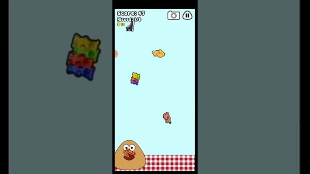 Pou Game Over Find Pou Wrong Cup! Sad Tap Time's up! Food Drop You missed 8! смотреть онлайн