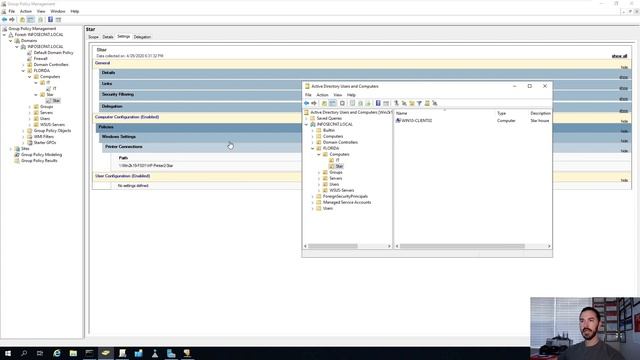 How to deploy a Printer via GPO on Windows Server 2019 - Video 13 Windows Server 2019 Training. смотреть онлайн