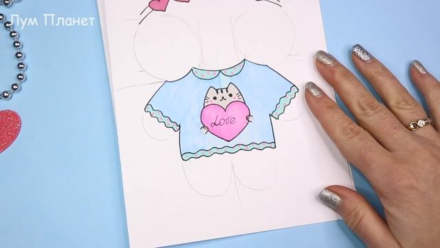 День Валентина для уточки Лалафанфан | УТОЧКА Лалафанфан ИЗ БУМАГИ | Одежда для ути смотреть онлайн