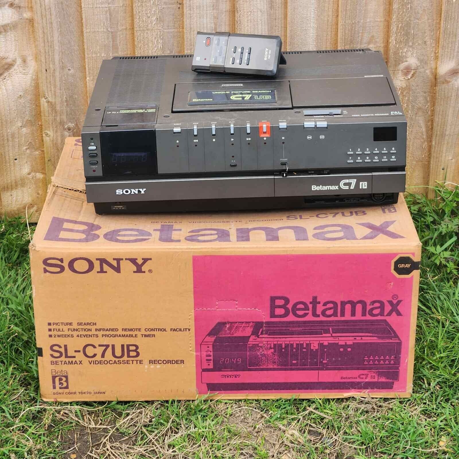 Кассетный видеомагнитофон Sony Betamax PAL модели SL-CLUB-Япония-1980-год