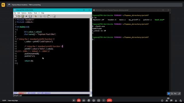 C: Printf Project (Part2) смотреть онлайн
