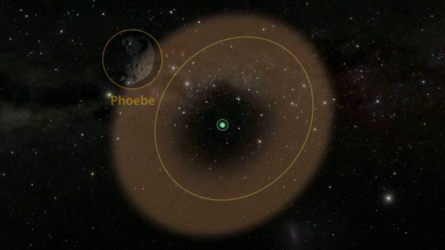 Le nouvel anneau de Saturne découvert avec le télescope Spitzer смотреть онлайн