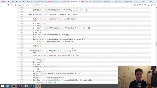 Estudiamos la biblioteca "calendar.py" en Python junto con una persona rusa. смотреть онлайн