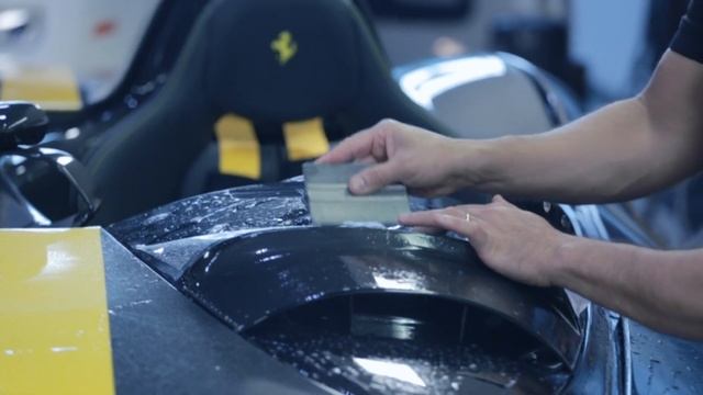 KAVACA Ceramic Coated PPF Installed on a Ferrari Monza SP2 смотреть онлайн