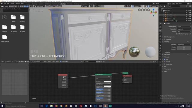 How to bake a cavity map in blender 2.8 tutorial смотреть онлайн