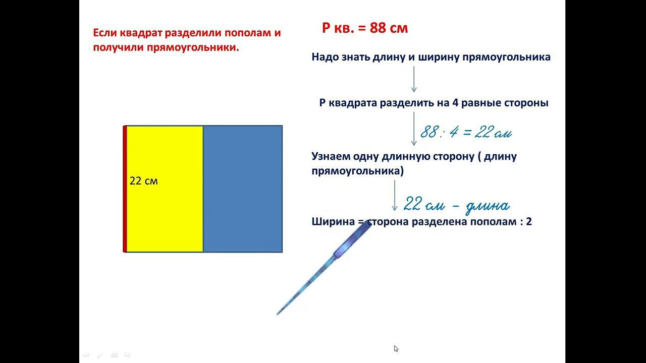 Подготовка к МЦКО Площадь и периметр 4 класс. смотреть онлайн