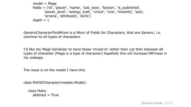 Django : Mixin common fields between serializers in Django Rest Framework смотреть онлайн