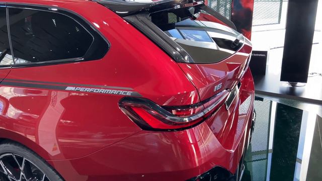 2024 BMW I5 M60 Touring G61 In Fire Red Metalic + M Performance Parts