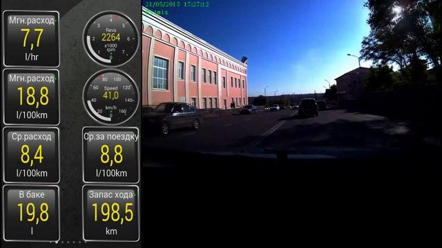 Динамический тест ELM 327+Torque Pro смотреть онлайн